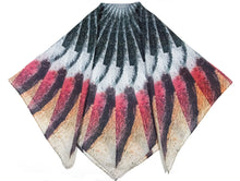 Southwestern pinwheel earth tone satin silk scarf accessory fashion couture designer elegant style wearable art square